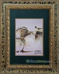 廠家直供油畫國畫工藝品壁畫墻藝浮雕手繪_禮品、工藝品、飾品_世界工廠網中國產品信息庫