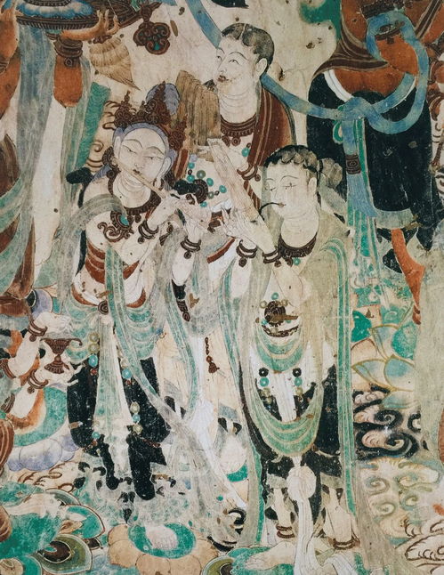 媽媽,敦煌壁畫(huà)里的這些人,咋曬得這么黑啊